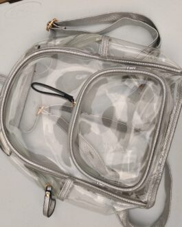 Backpack clear silver