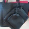 Leather bag  red L - Image 2