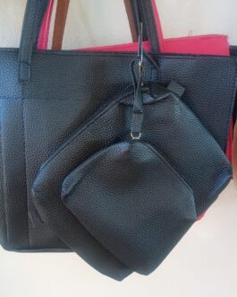 Leather bag  red L