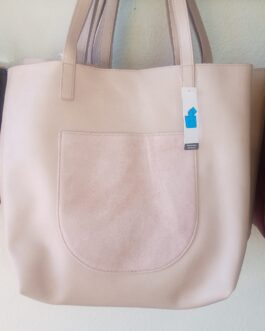 Leather mix with suede beige L