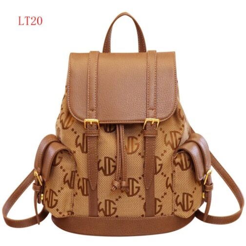 WG backpack Brown and beige. LT20