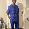 Danshiki blue with black strips
