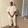 Dashiki white 3 piece with white design