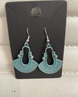 004 Vintage blue earrings