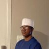 African Kufi Hausa white hat