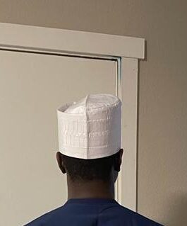 African Kufi Hausa white hat