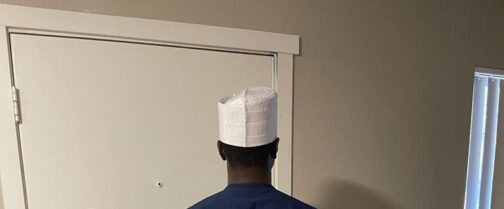 African Kufi Hausa white hat - Image 2