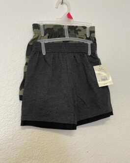 Garanimals short gray and army camouflage