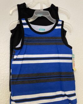 Garanimals top black and multi color stripe