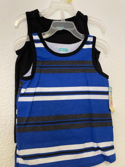 Garanimals top black and multi color stripe