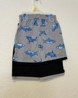 Garanimals short black and gray with blue fish